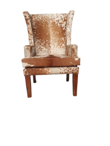 Classic Leather Hair On Chair