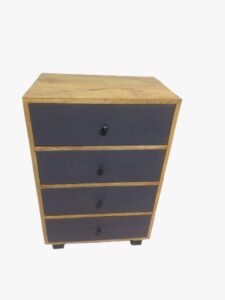 Beige Flannel 4 Box Drawer