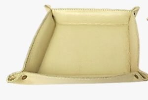 Boat Shaped Coin Leather Tray